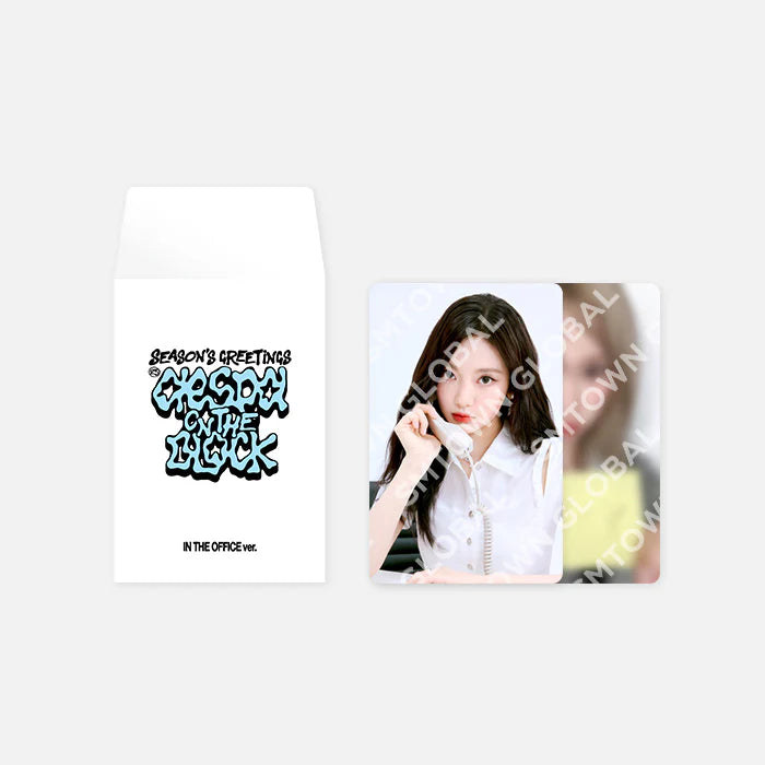 AESPA - RANDOM TRADING CARD SET - 2025 SM ARTIST SEASON'S GREETINGS MD