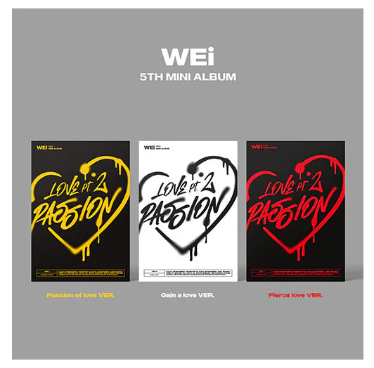 WEi - Love Pt.2 : Passion (5th Mini Album) (Random Version)