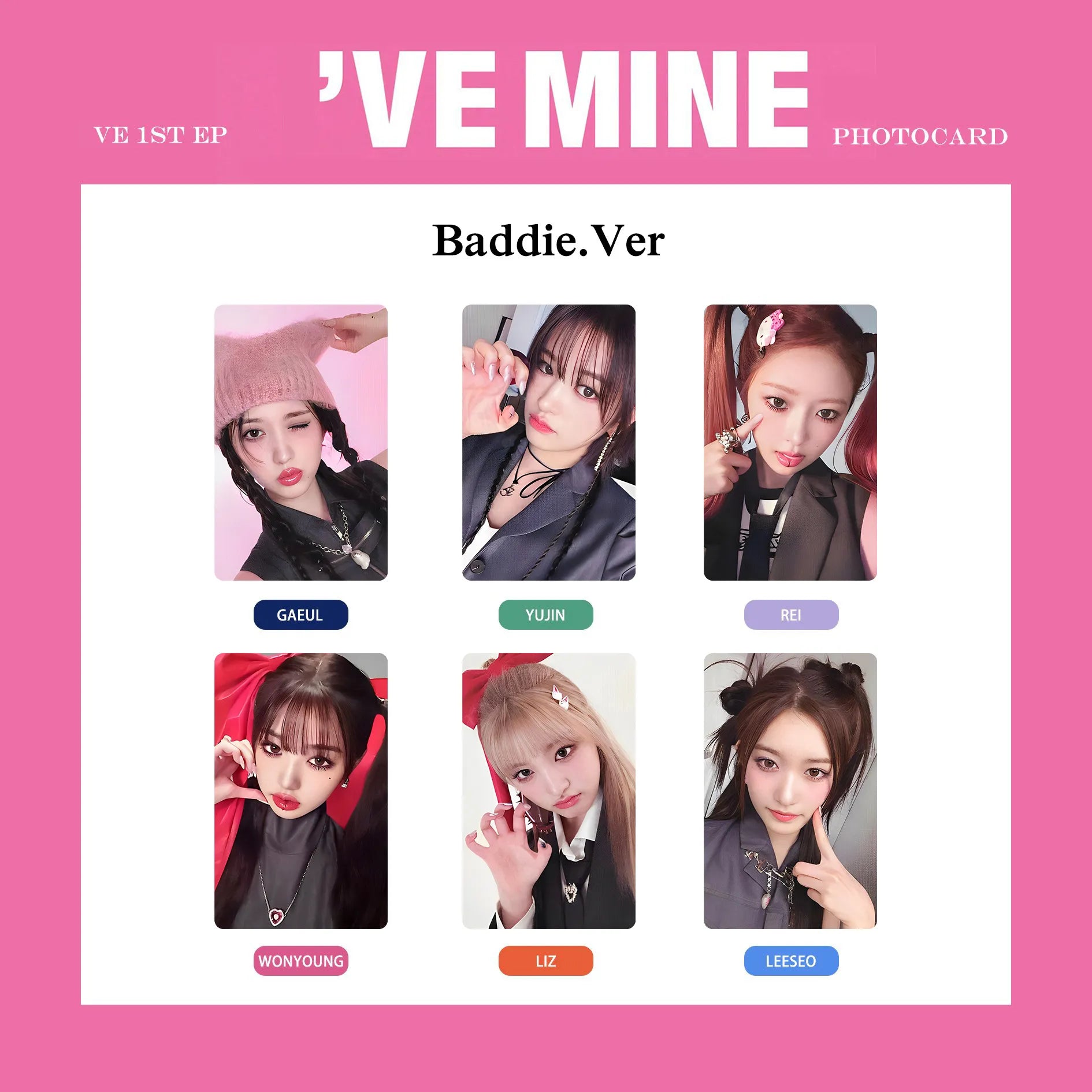 IVE - Ive Mine Album Photocards