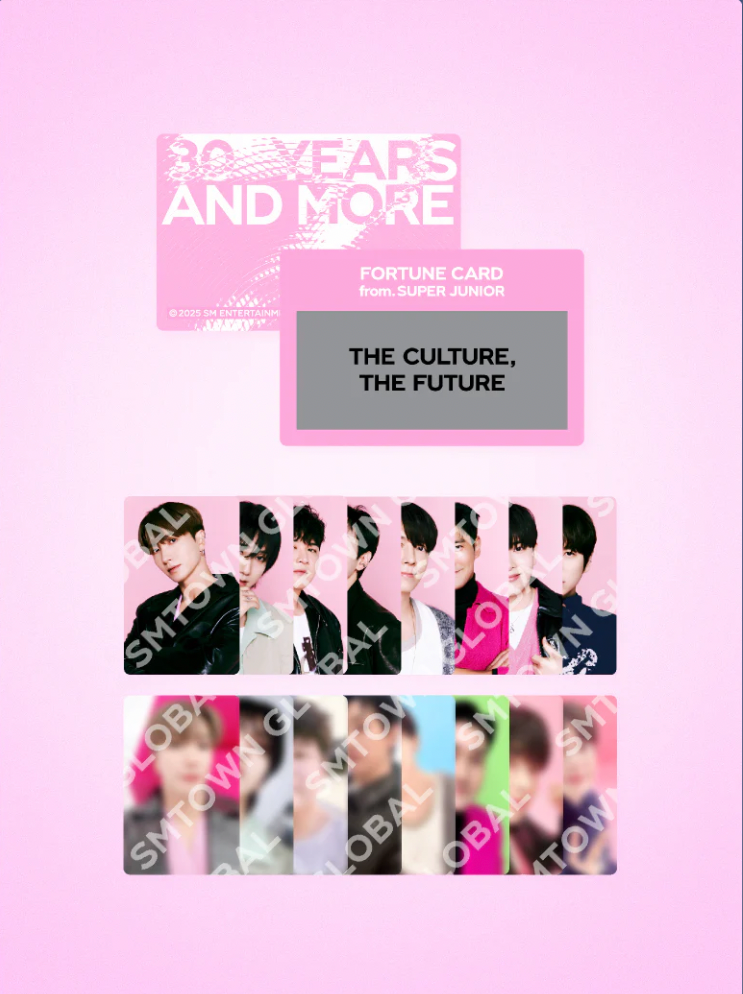 FORTUNE SCRATCH CARD SET - SMTOWN LIVE 2025 MD