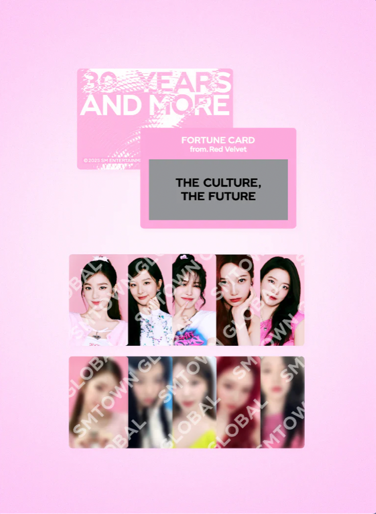 FORTUNE SCRATCH CARD SET - SMTOWN LIVE 2025 MD