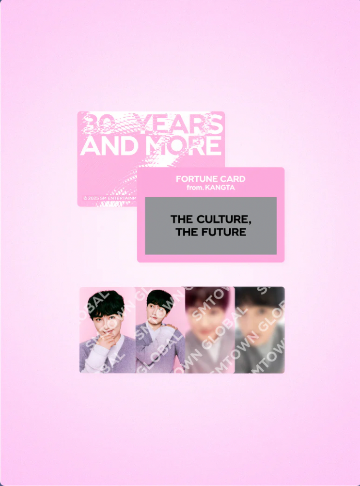 FORTUNE SCRATCH CARD SET - SMTOWN LIVE 2025 MD