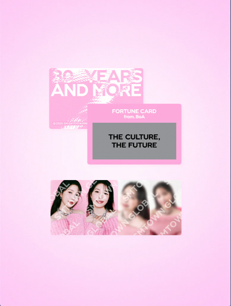 FORTUNE SCRATCH CARD SET - SMTOWN LIVE 2025 MD