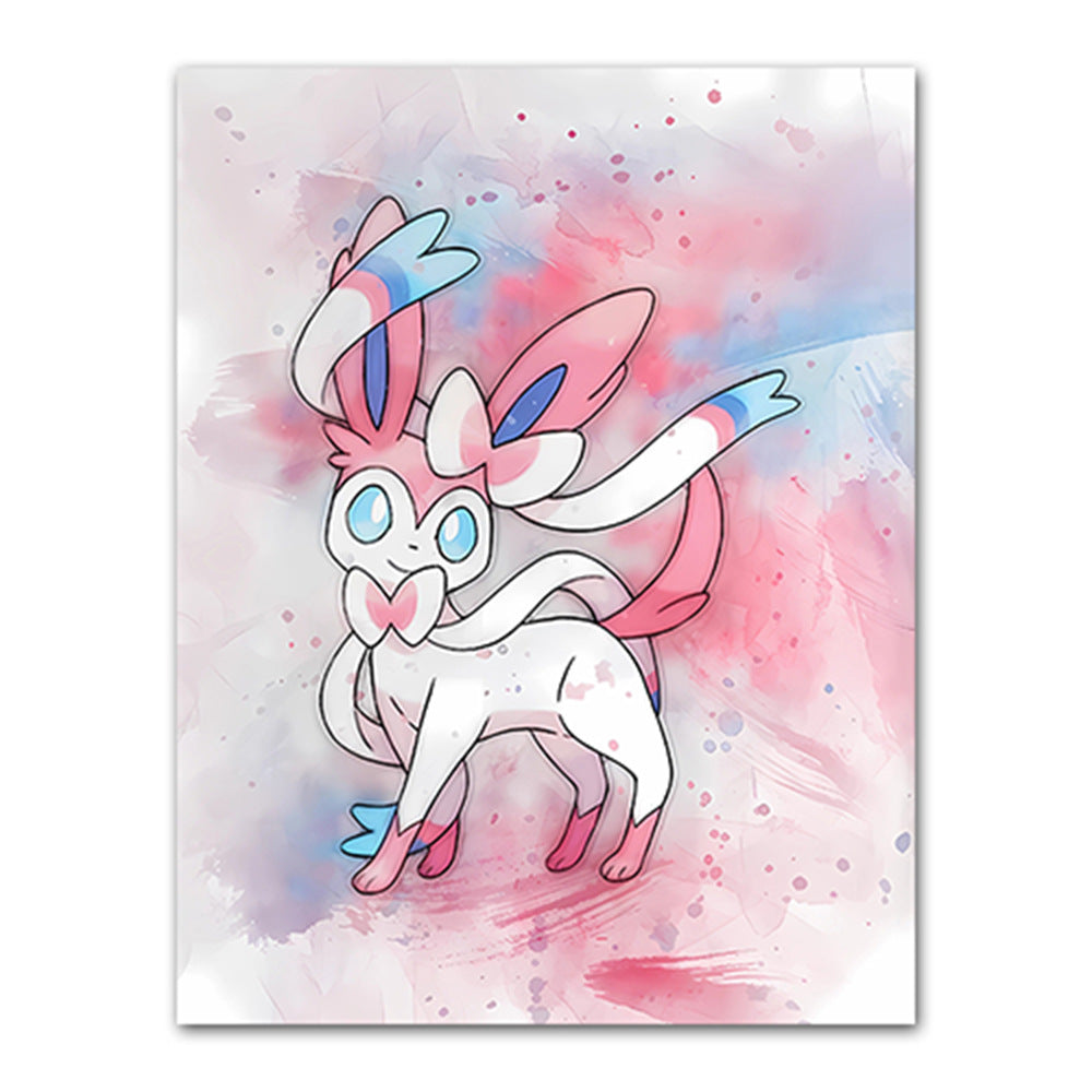 Amazon cartoon anime poster pokemon pokemon pikachu watercolor art children's decorative painting