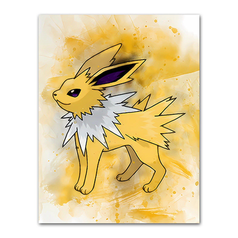 Amazon cartoon anime poster pokemon pokemon pikachu watercolor art children's decorative painting