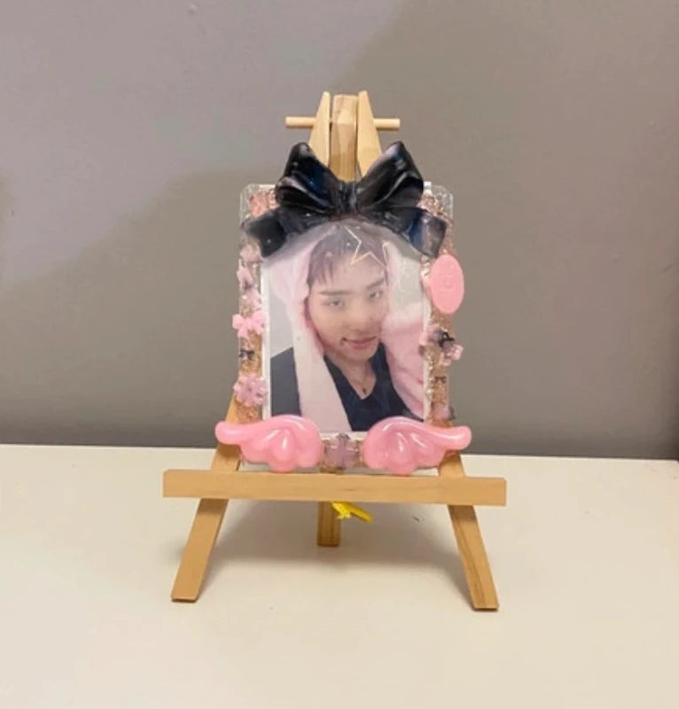 Black & Pink Deco Toploader