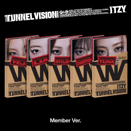 ITZY - 11th Mini Album [TUNNEL VISION] (Member Ver.)