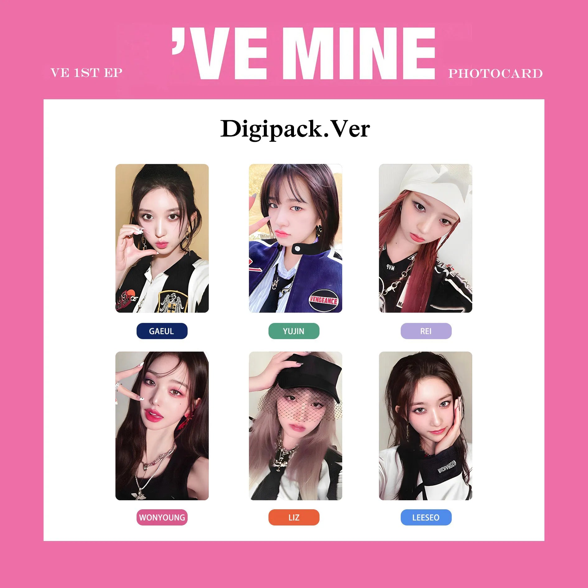 IVE - Ive Mine Album Photocards