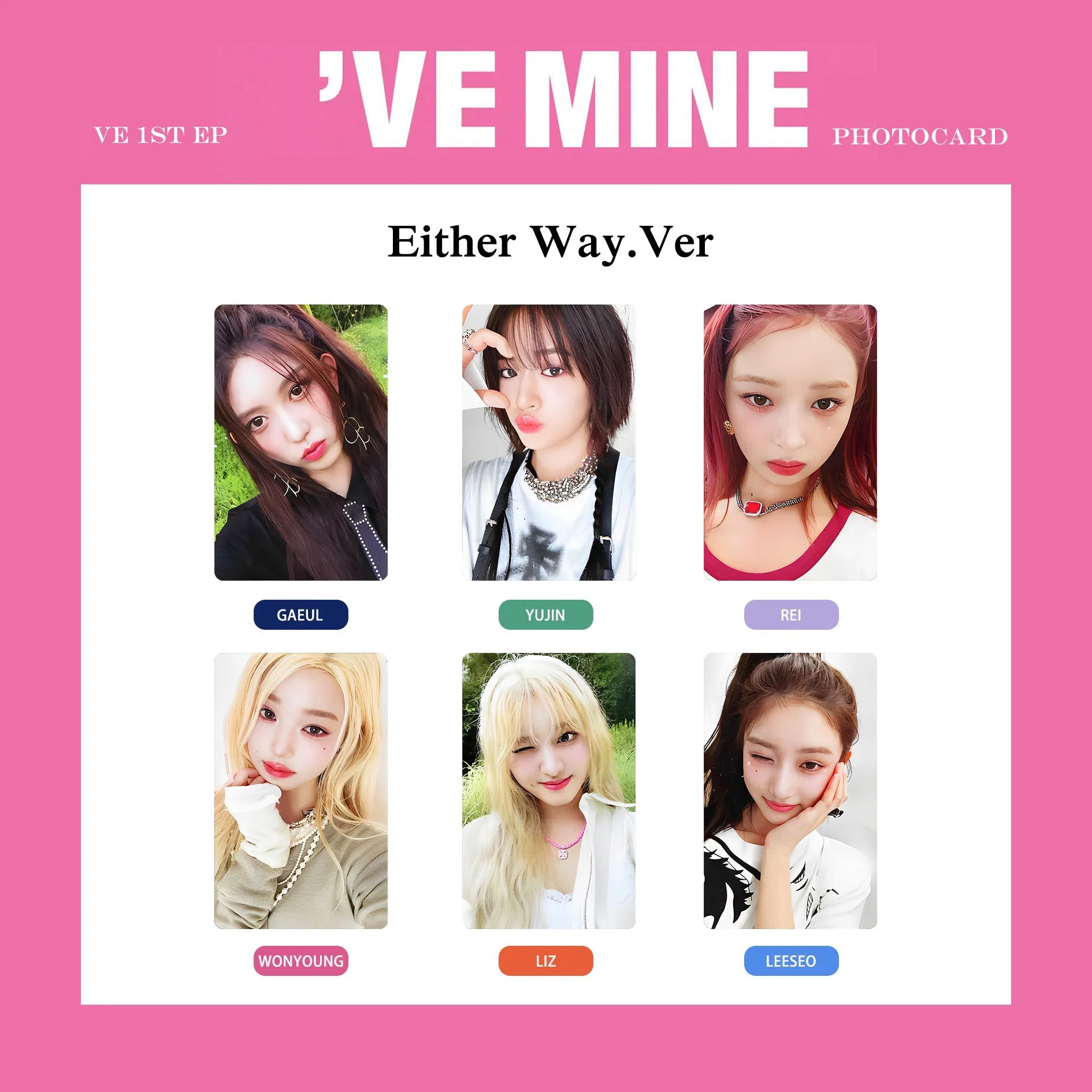IVE - Ive Mine Album Photocards