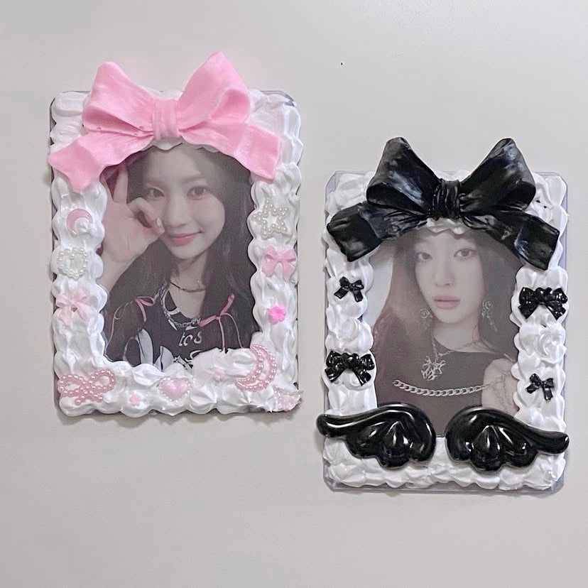 Cream Glue Black / Pink Toploaders