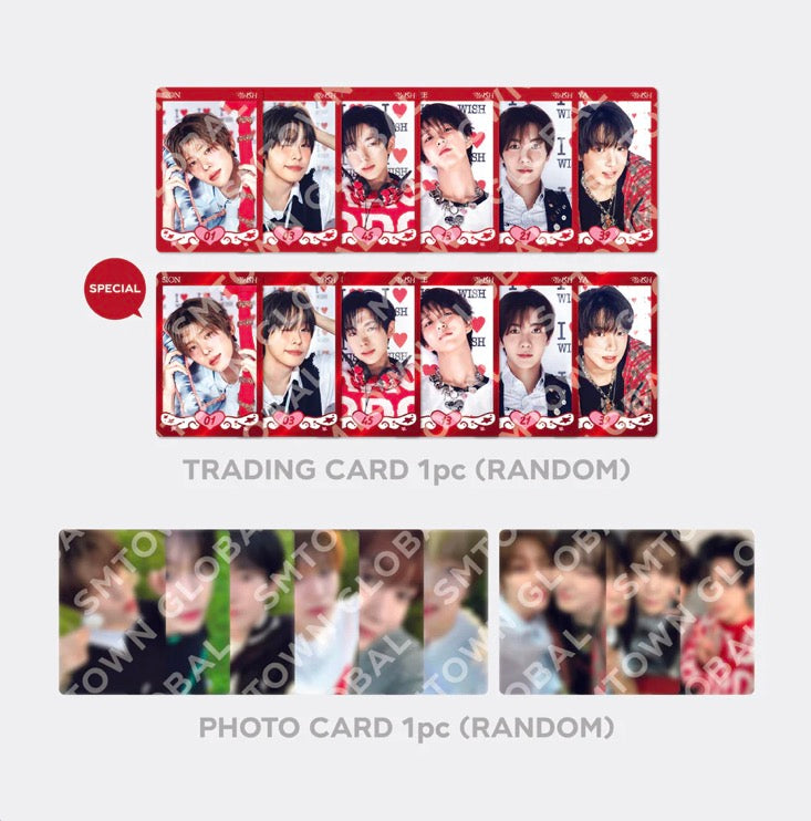 NCT WISH - RANDOM TRADING CARD SET ('LET'S GO STEADY' POP-UP MD)