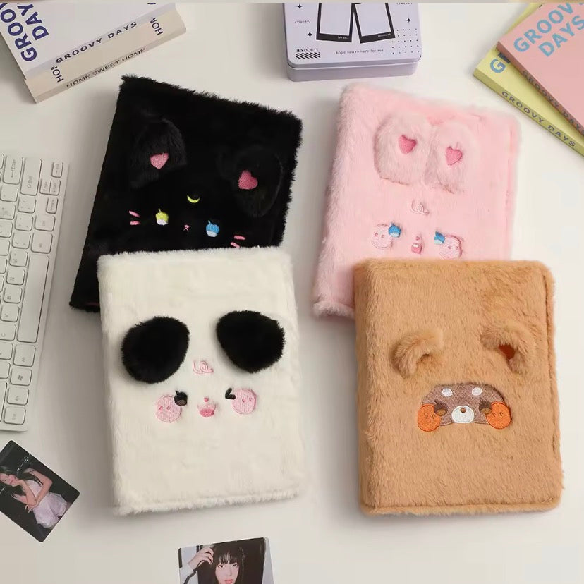 Animal Plush A5 Binder