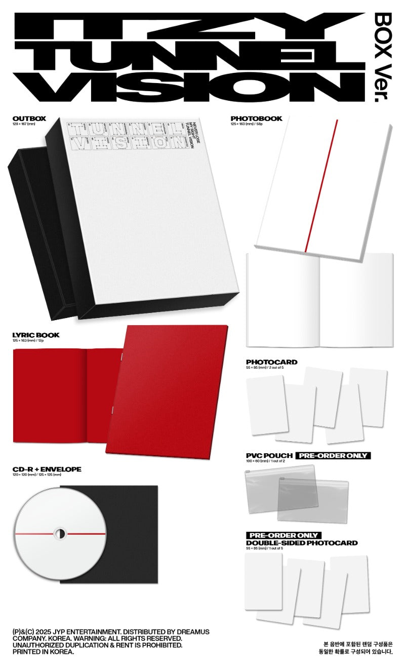 ITZY
11th Mini Album [TUNNEL VISION] (Box Ver.)