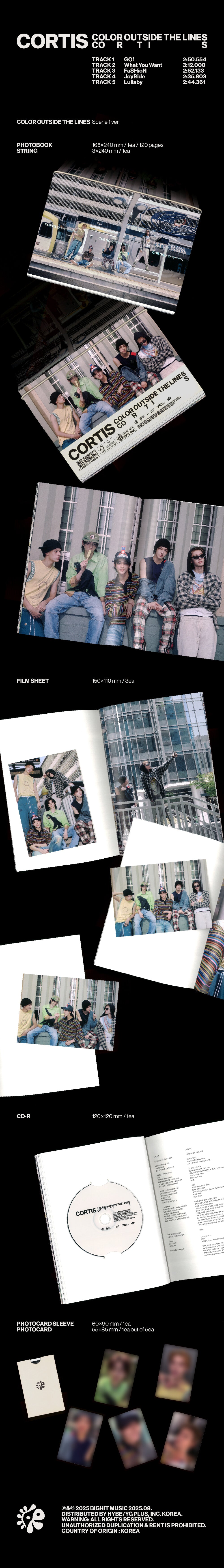 CORTIS - COLOR OUTSIDE THE LINES (The 1st EP) [Random Ver.]