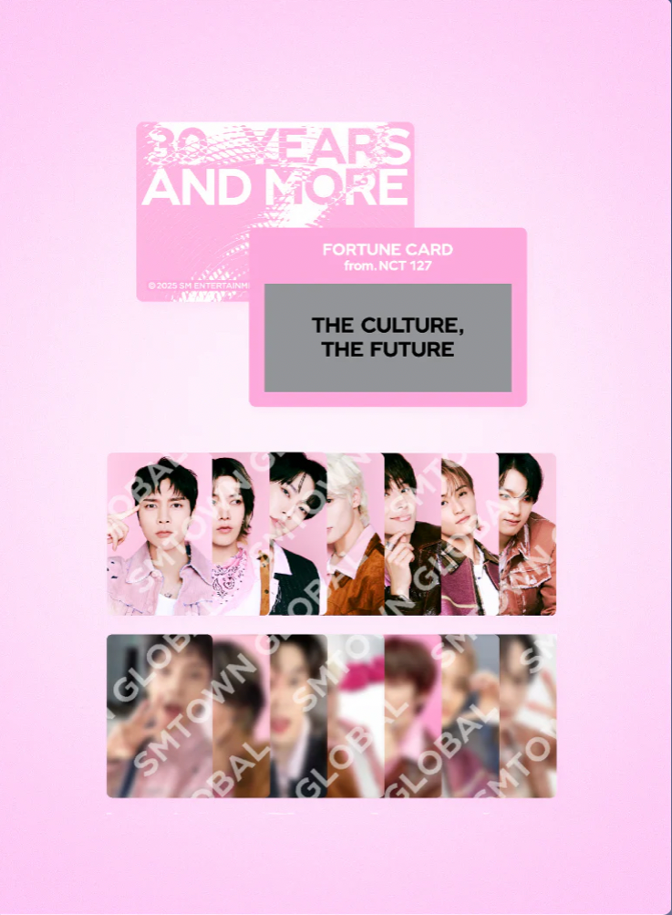 FORTUNE SCRATCH CARD SET - SMTOWN LIVE 2025 MD