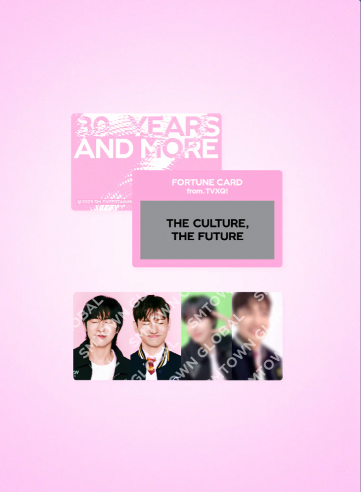 FORTUNE SCRATCH CARD SET - SMTOWN LIVE 2025 MD