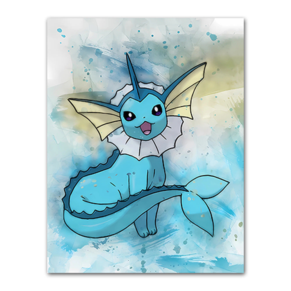 Amazon cartoon anime poster pokemon pokemon pikachu watercolor art children's decorative painting