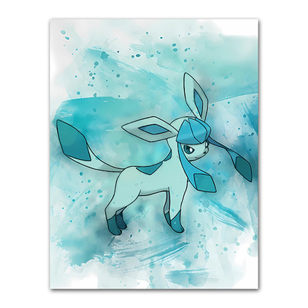 Amazon cartoon anime poster pokemon pokemon pikachu watercolor art children's decorative painting