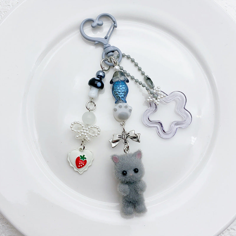 Black / Pink Keychain