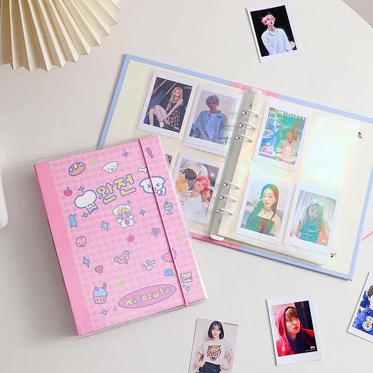 A5 Blue / Pink Binder